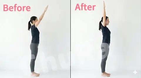 肩こり整体ビフォーアフター1