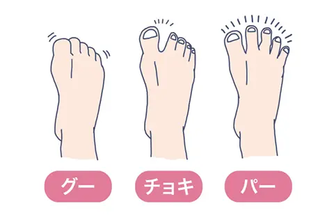 足指マッサージ①